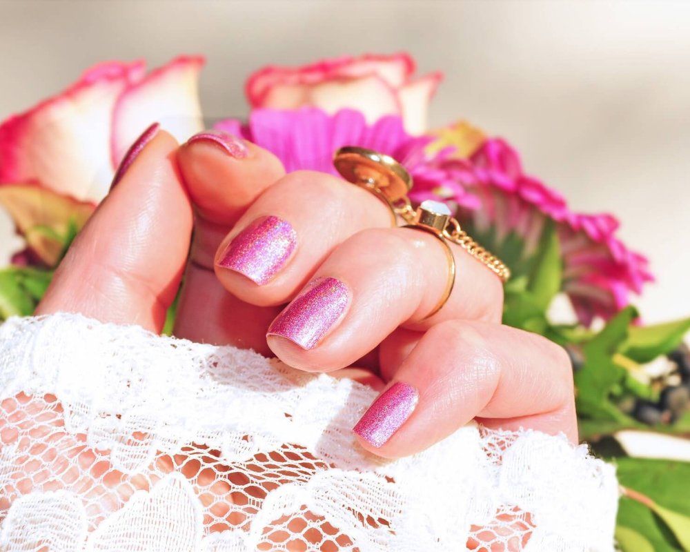 Ongles rose